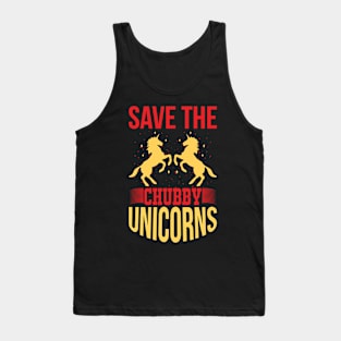 Save The Chubby Unicorns T Shirt For Women Men Tank Top